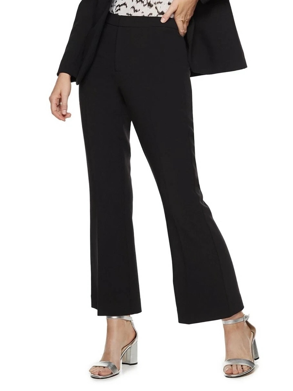 Nine West Black Kick Flare Pant